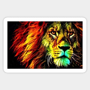 Colorful Lion King Sticker